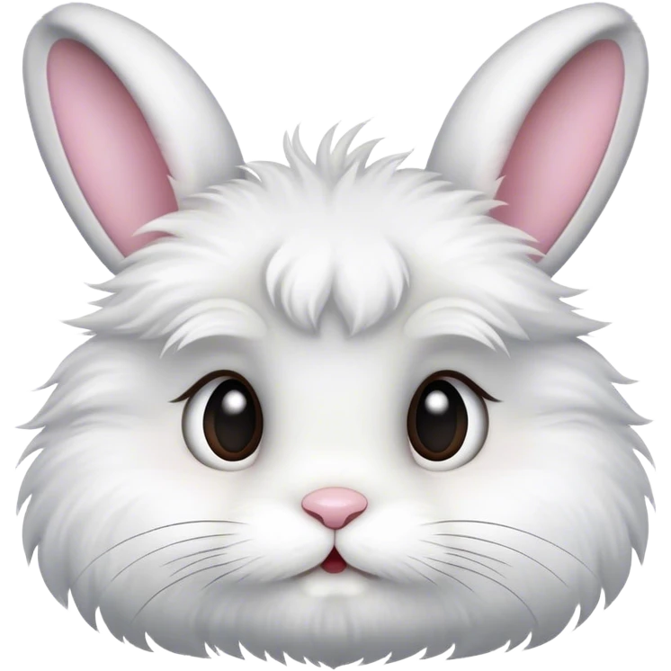 Pouty bunny face emoji