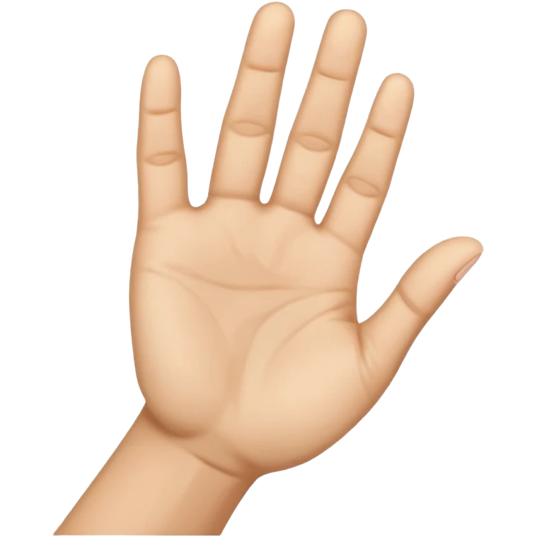 The Arabic hand gesture of “Khod” emoji