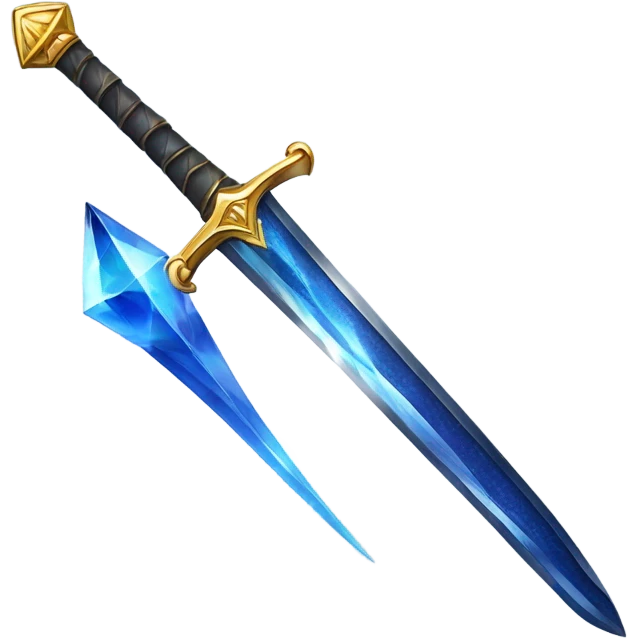 Sapphire sword emoji