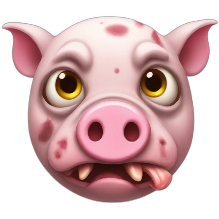 zombie pig emoji