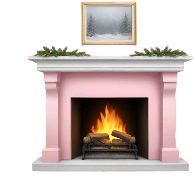 Winter Pink FirePlace emoji