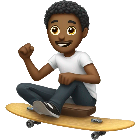 Dude riding sirfboard emoji