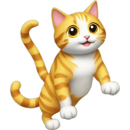 CAT CLIMBING A TREE emoji