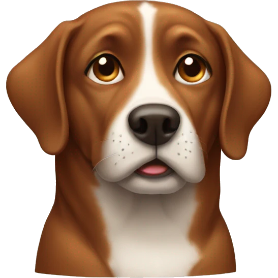 brown dog  emoji
