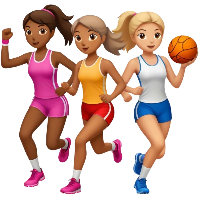 Sport girls emoji