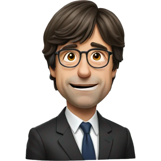 Puigdemont saltando alegre emoji