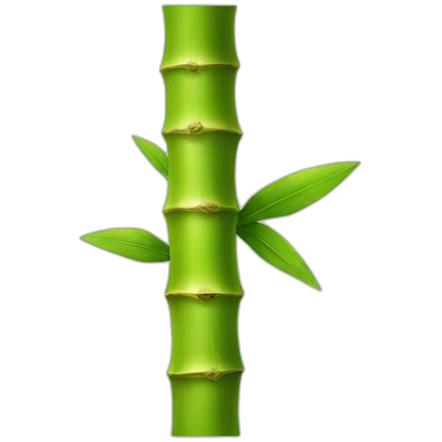 bamboo as an up arrow emoji