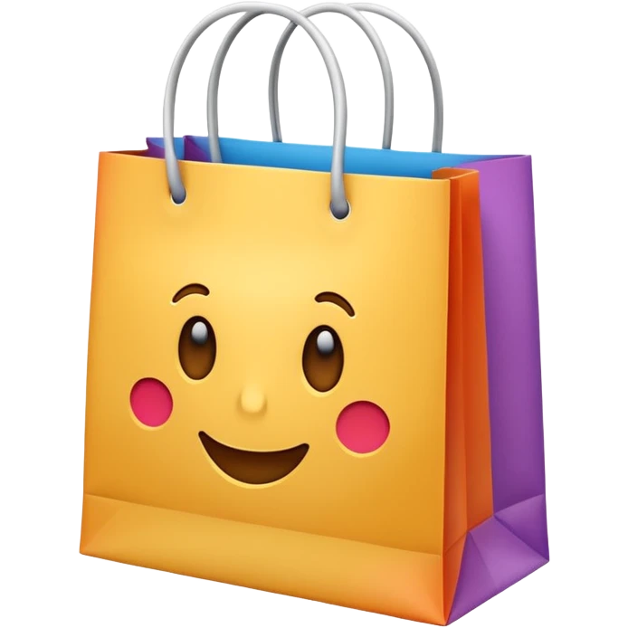 beautiful shopping bag emoji