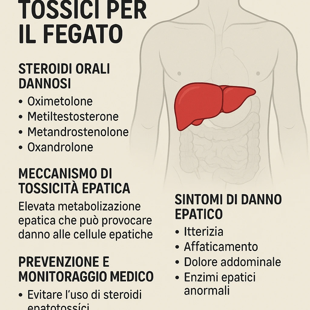 steroidi orali tossici per il fegato, tutto in italiano il testo. emoji