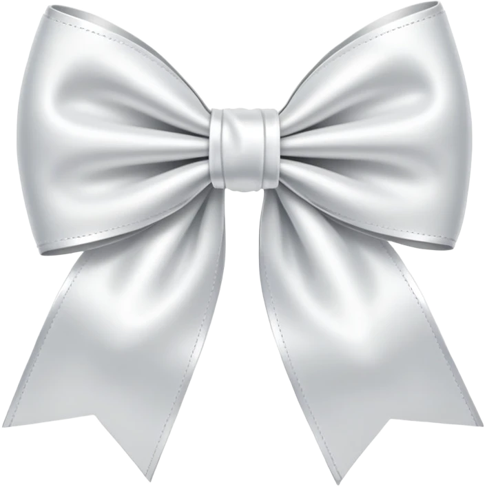 white bow emoji