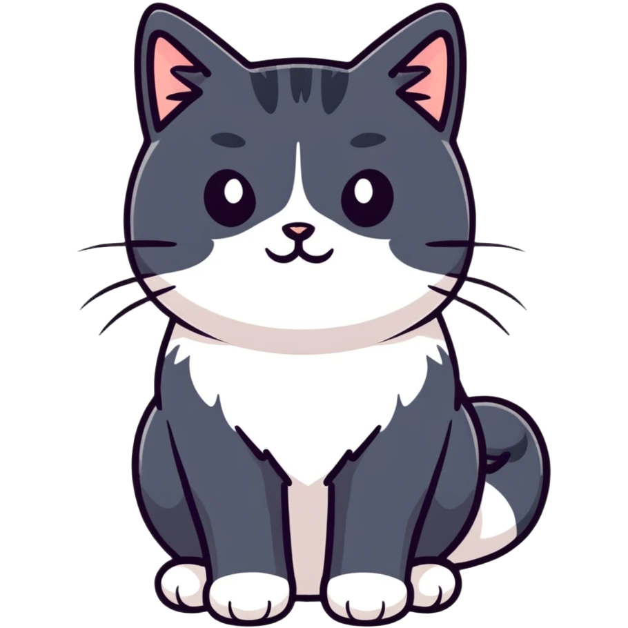 adorable fluffy cat emoji
