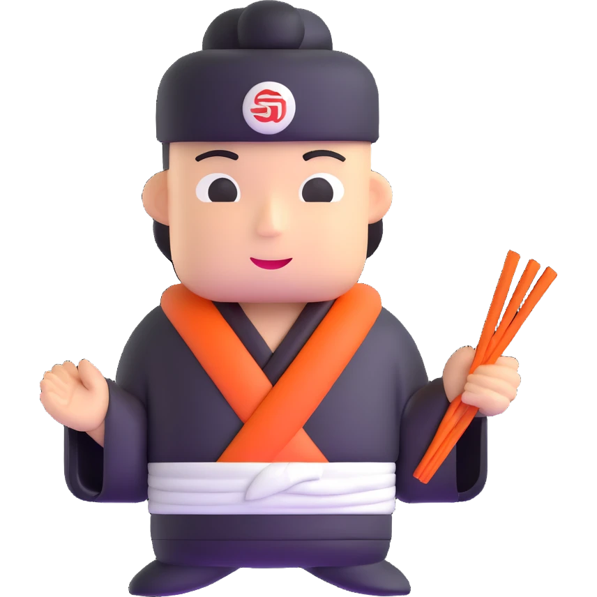 sushi man character emoji