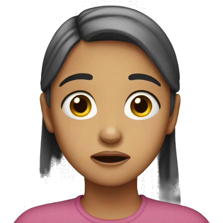Girl crying  emoji