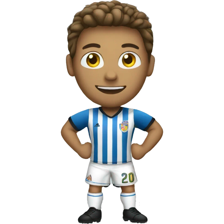 Soccer player goal emoji