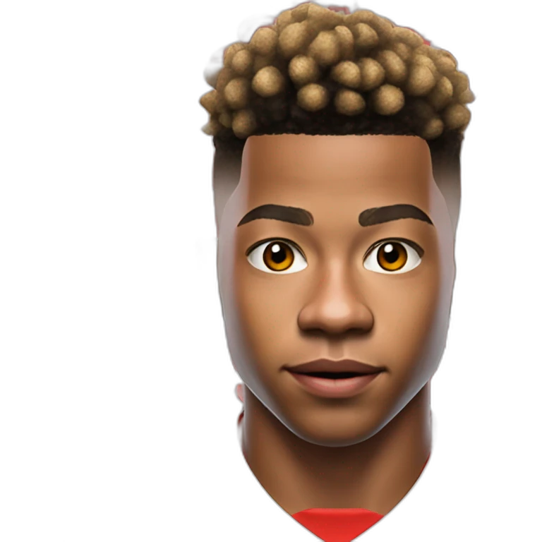 David Neres ultra realistic with Benfica jersey  emoji