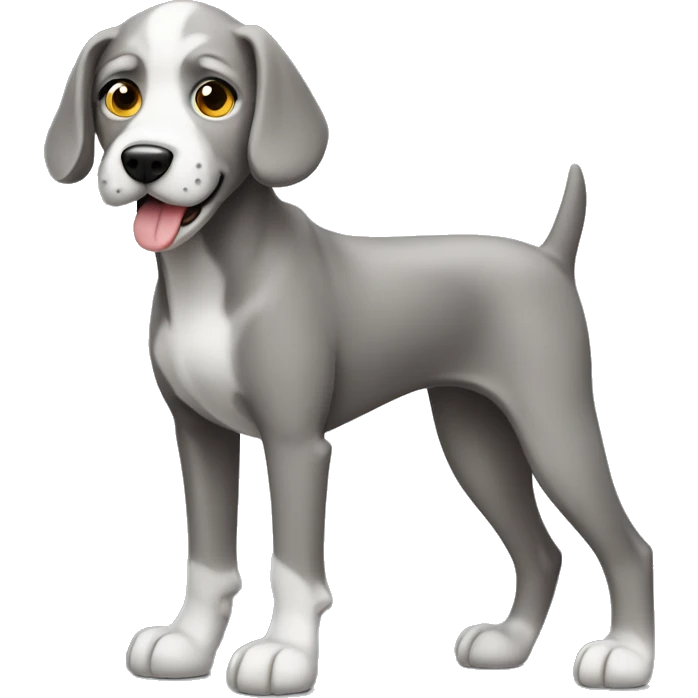 Create a dog grey Garne corso  emoji