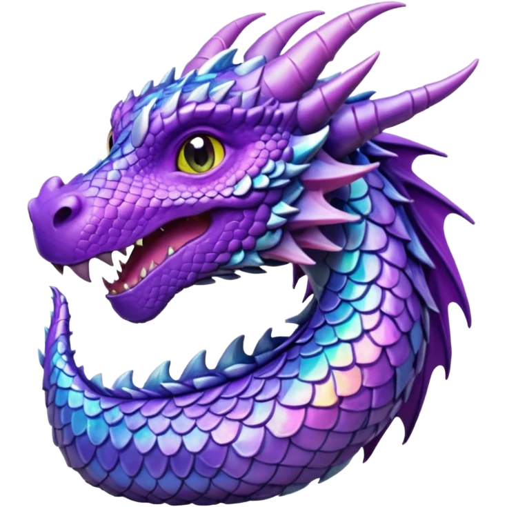 Dragon violet emoji