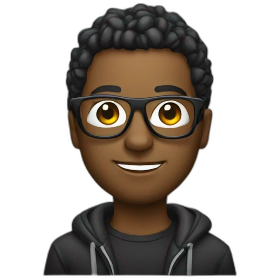 dj with glasses emoji