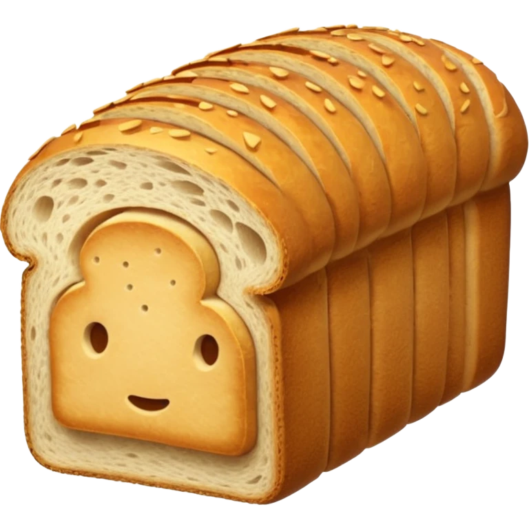 хлеб нарезанный emoji