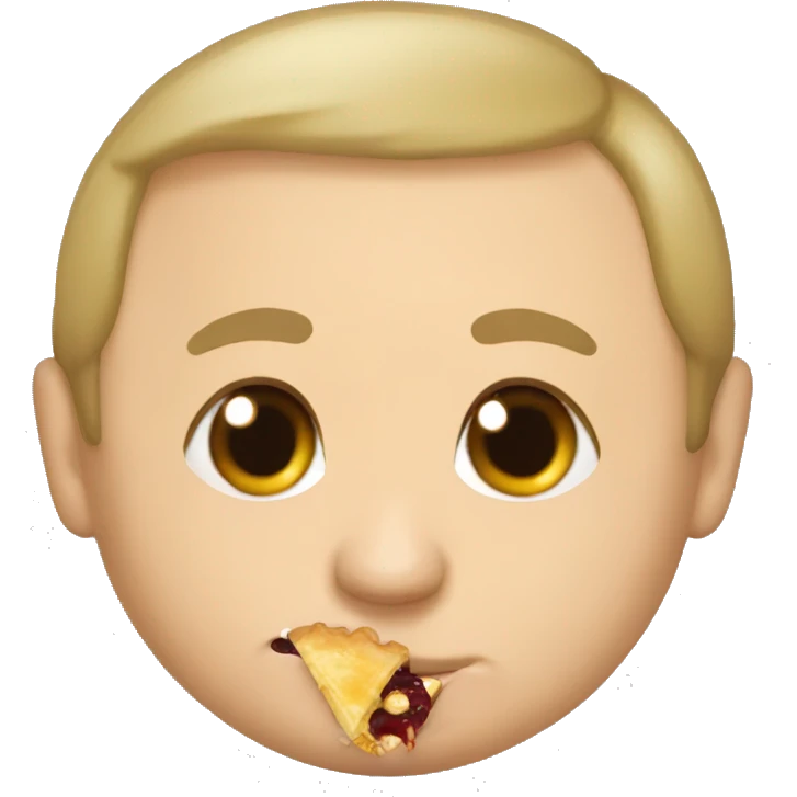 Vladimir putin eating a pie emoji
