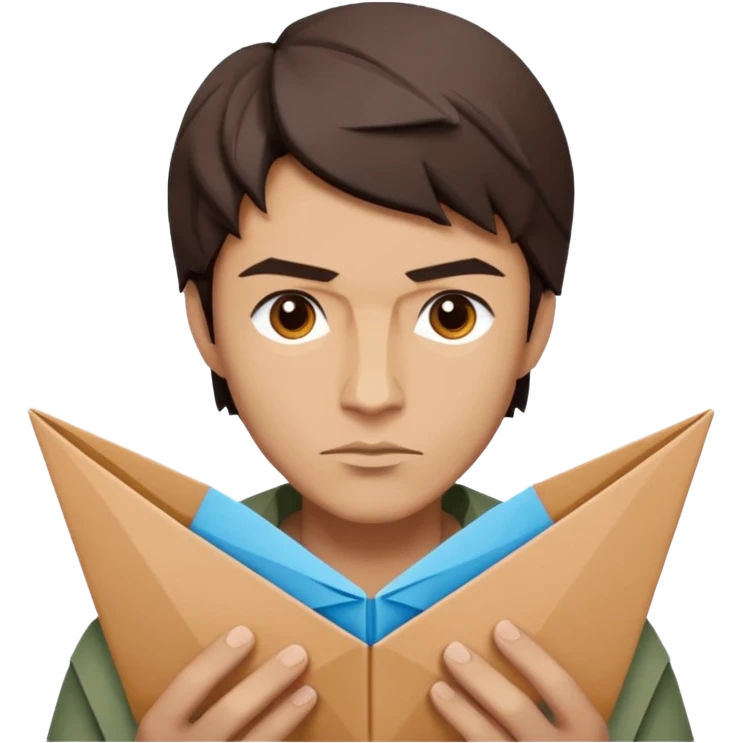 man origami maker emoji