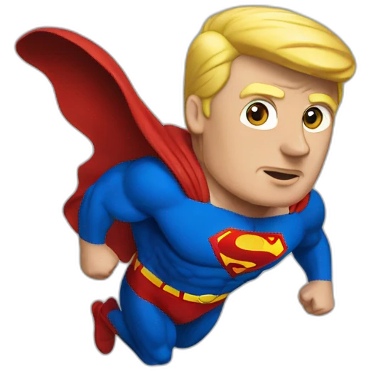 trump superman emoji