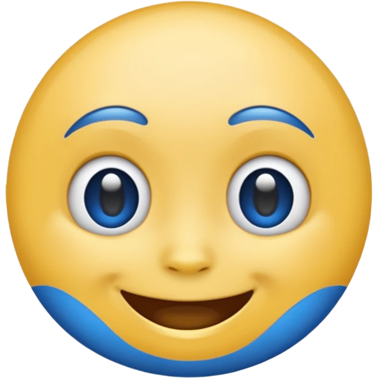 Blue emoji emoji