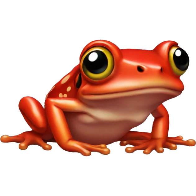 Red frog emoji