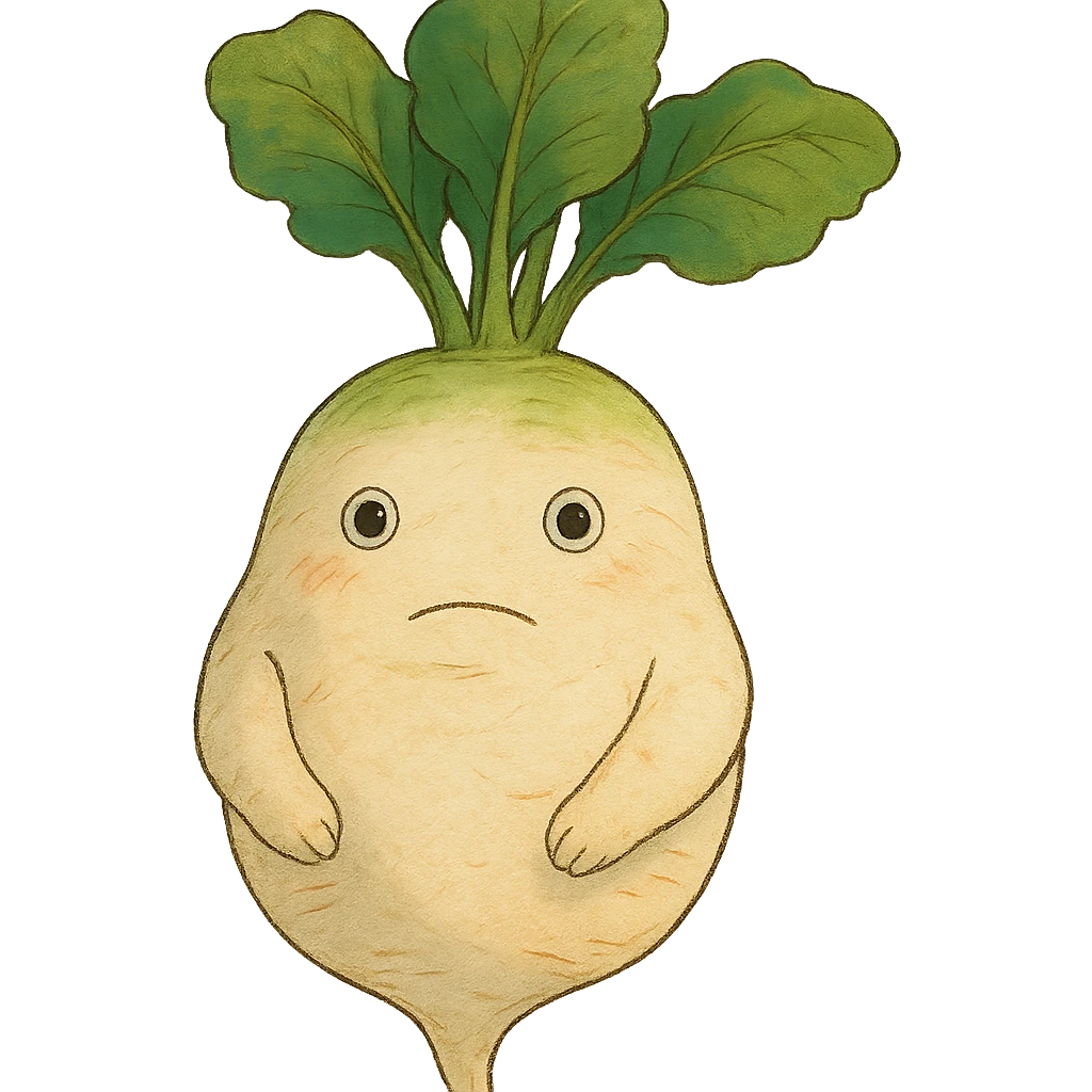 ghibli style radish emoji