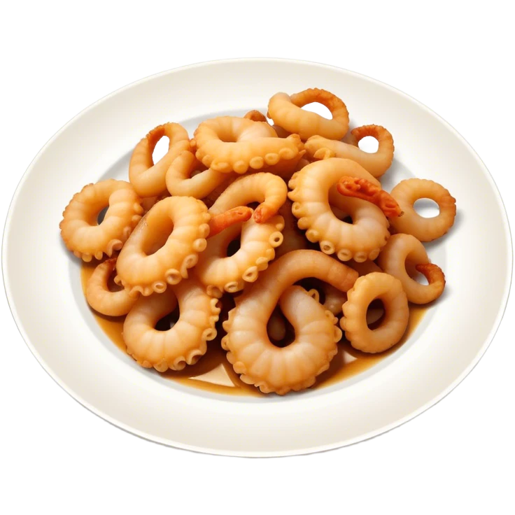 Fried squid Greek snack emoji