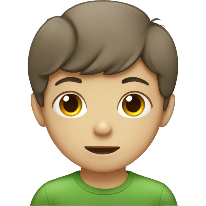 Autistic boy  emoji