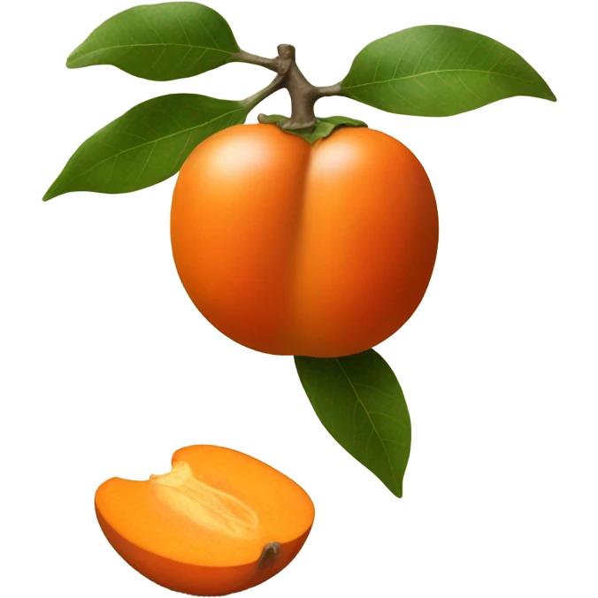 Ripe persimmon emoji