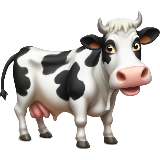 farting cow emoji