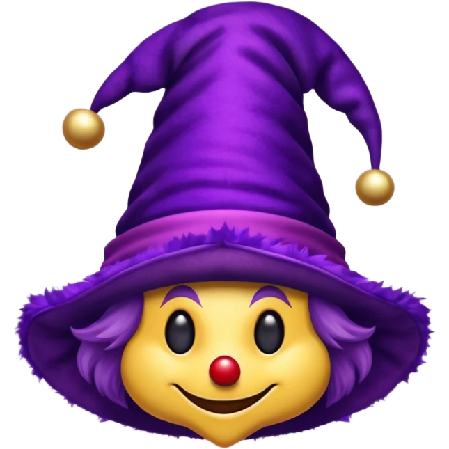 Purple Jester’s Hat emoji