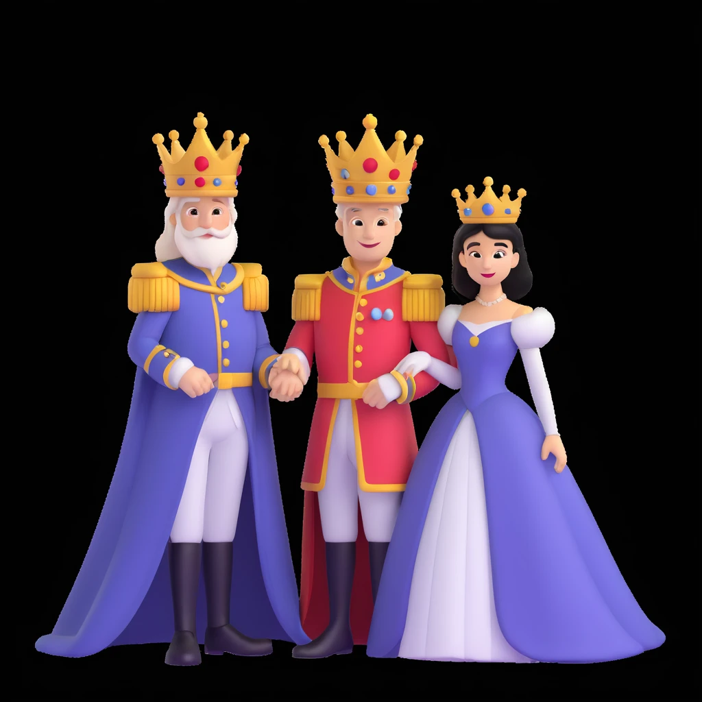 disney king and queen posing emoji