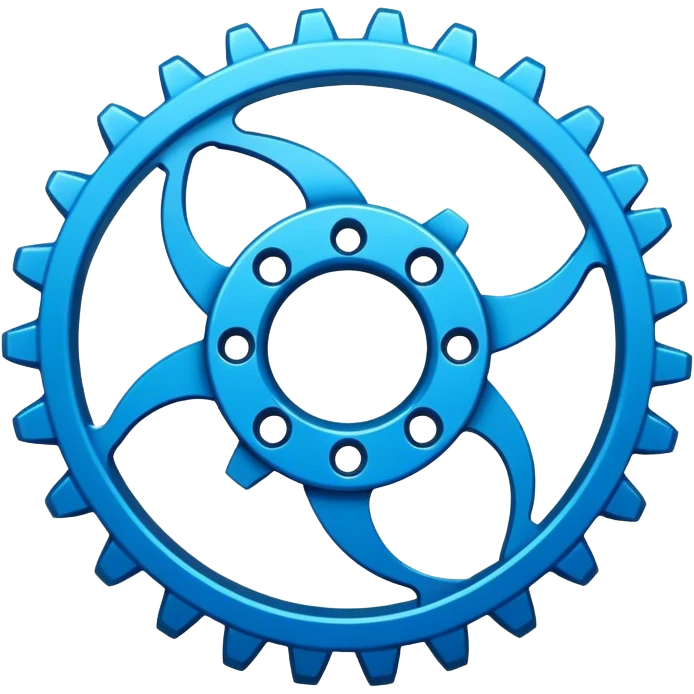geart blue emoji