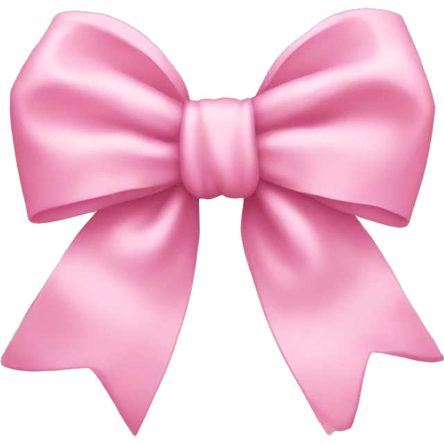 Baby pink bow  emoji