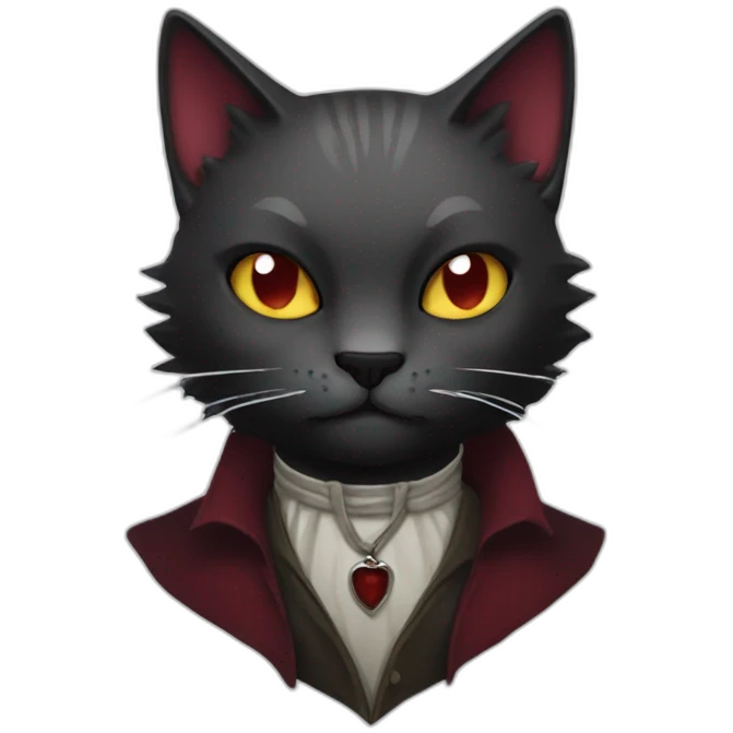 Vampyr cat emoji