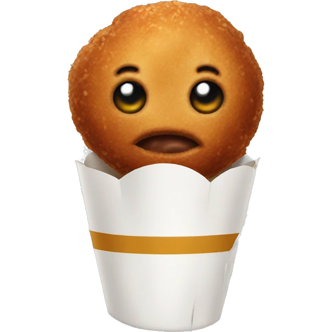 Fried meatball emoji