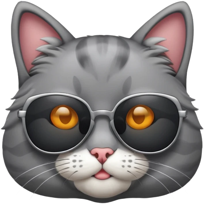 Cat wearing sunglasses emoji