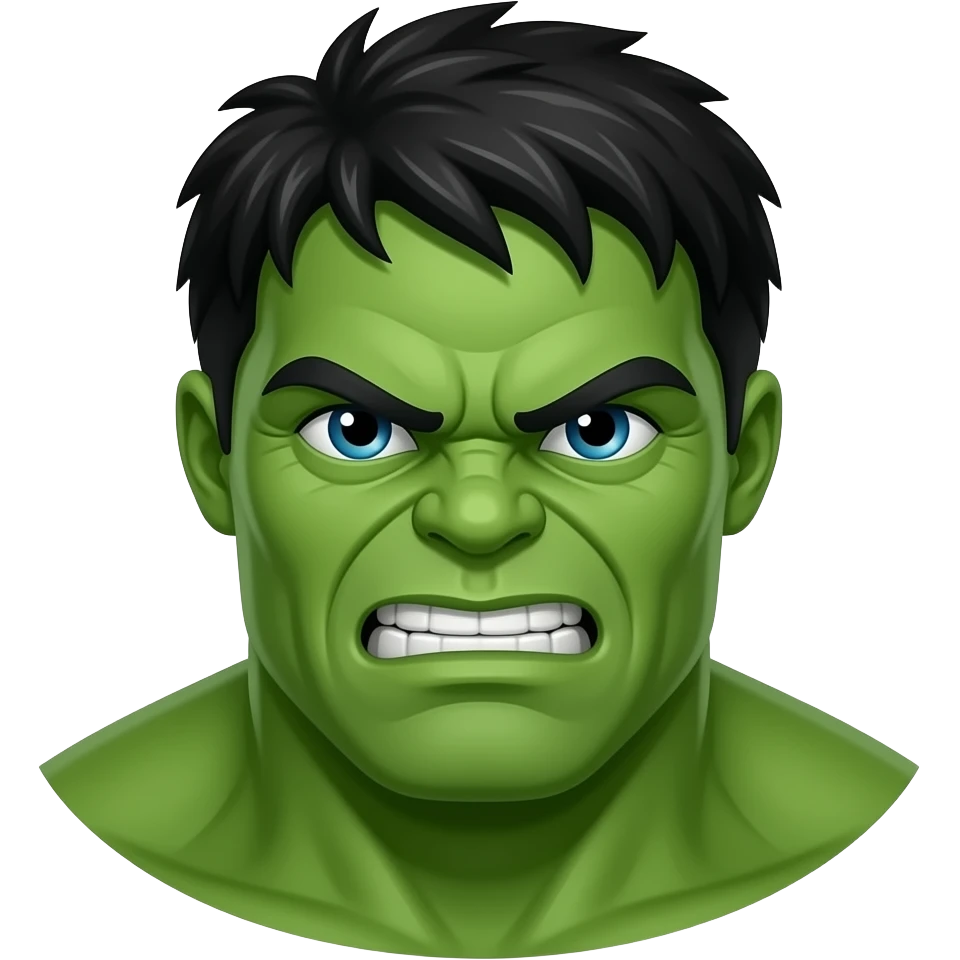Hulk from Heroes and Villains emoji