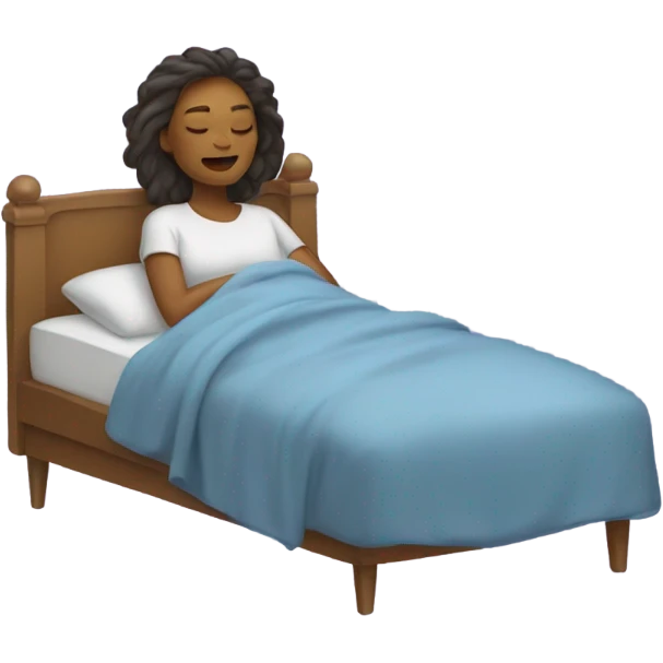 Do she sleep at night? emoji