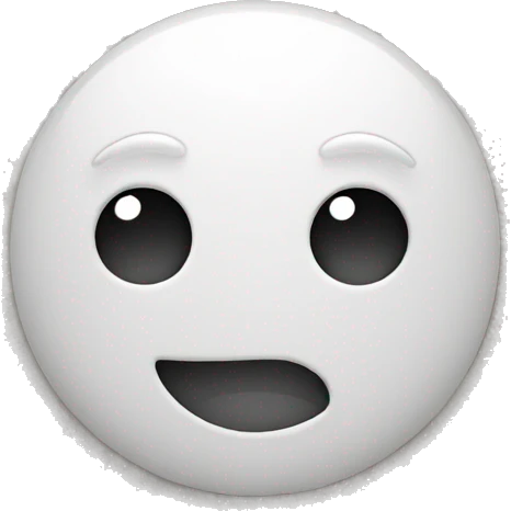 Small white circle emoji