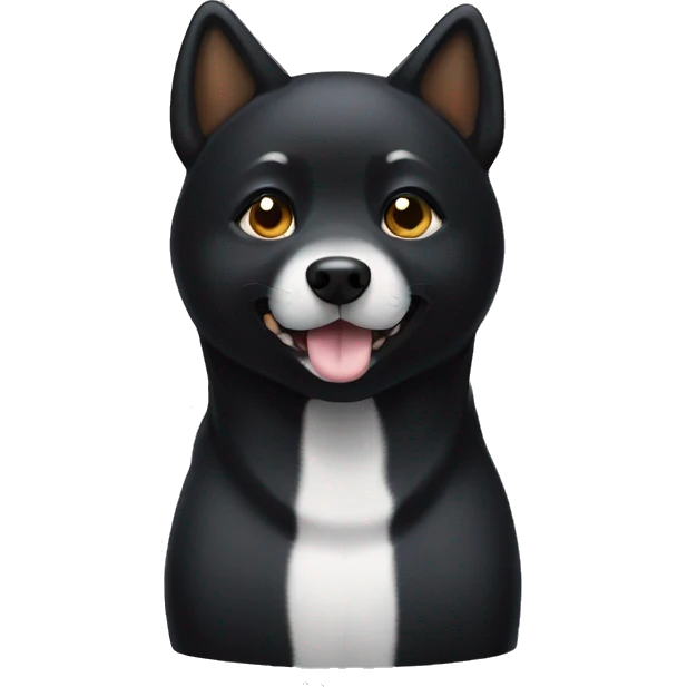 Black Shiba Inu  emoji