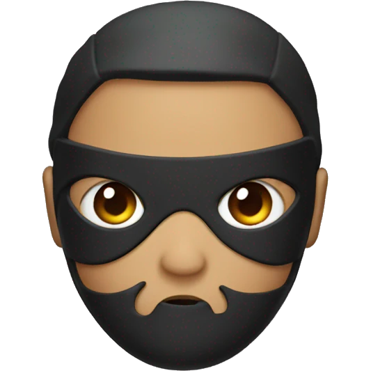 a ninja with a horns emoji
