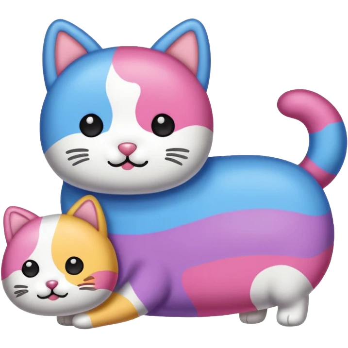 Nyan dog VS Nyan cat emoji