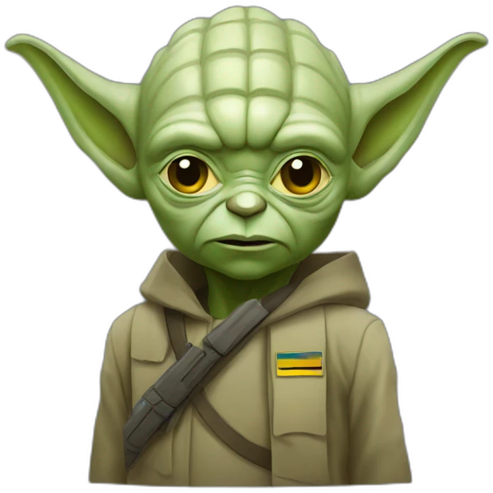 Yoda Ukrainian army emoji