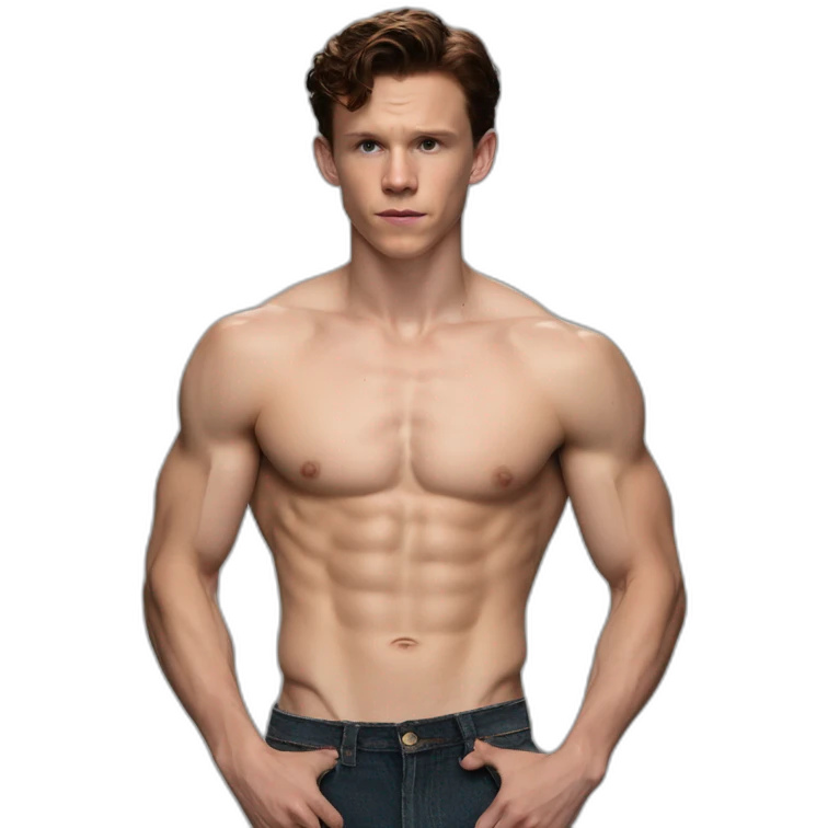 Tom Holland abs emoji
