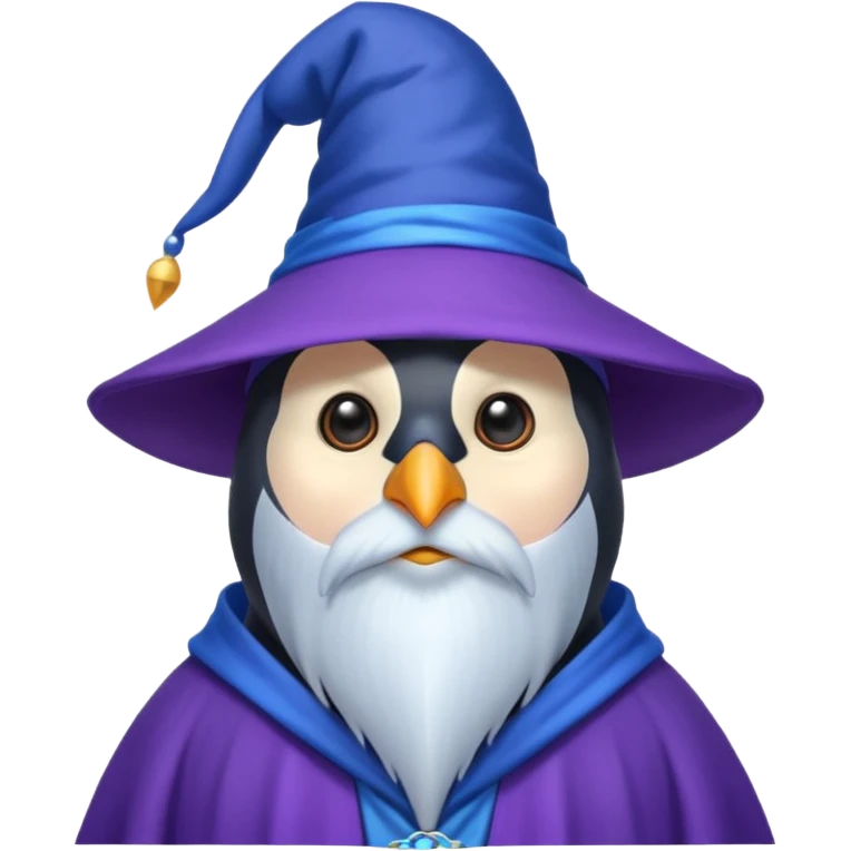 Penguin Wizard emoji