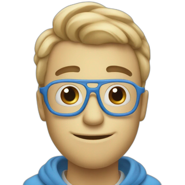 blue golang mascot emoji